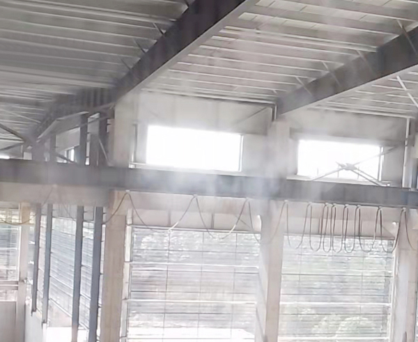 咸阳化工厂高压微雾除尘案例