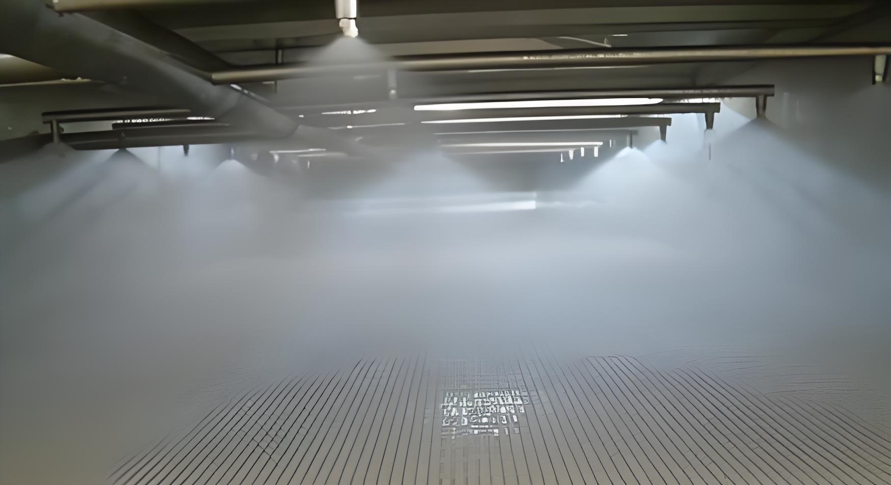 干雾抑尘喷雾系统，煤棚环保降尘 